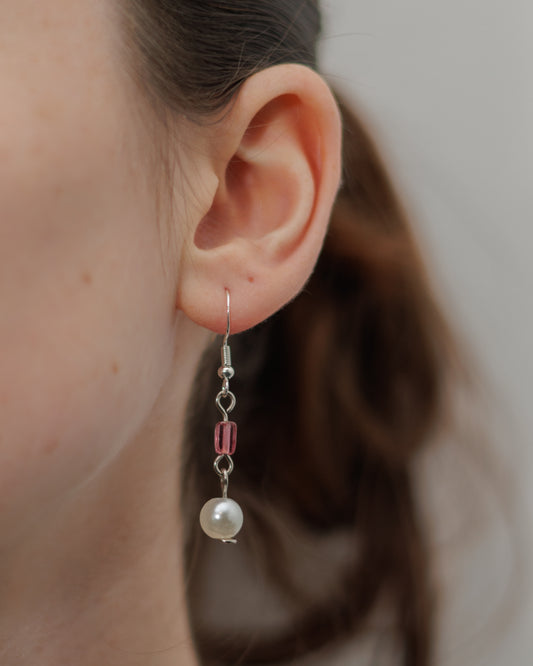 Boucles d'oreille Perle nacrée