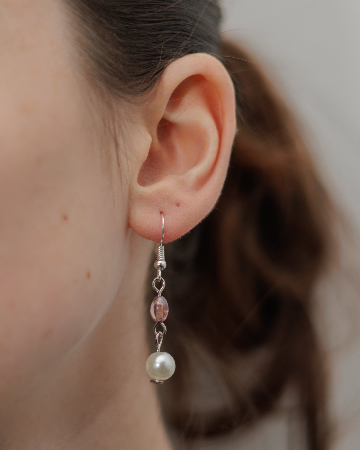 Boucles d'oreille Perle nacrée