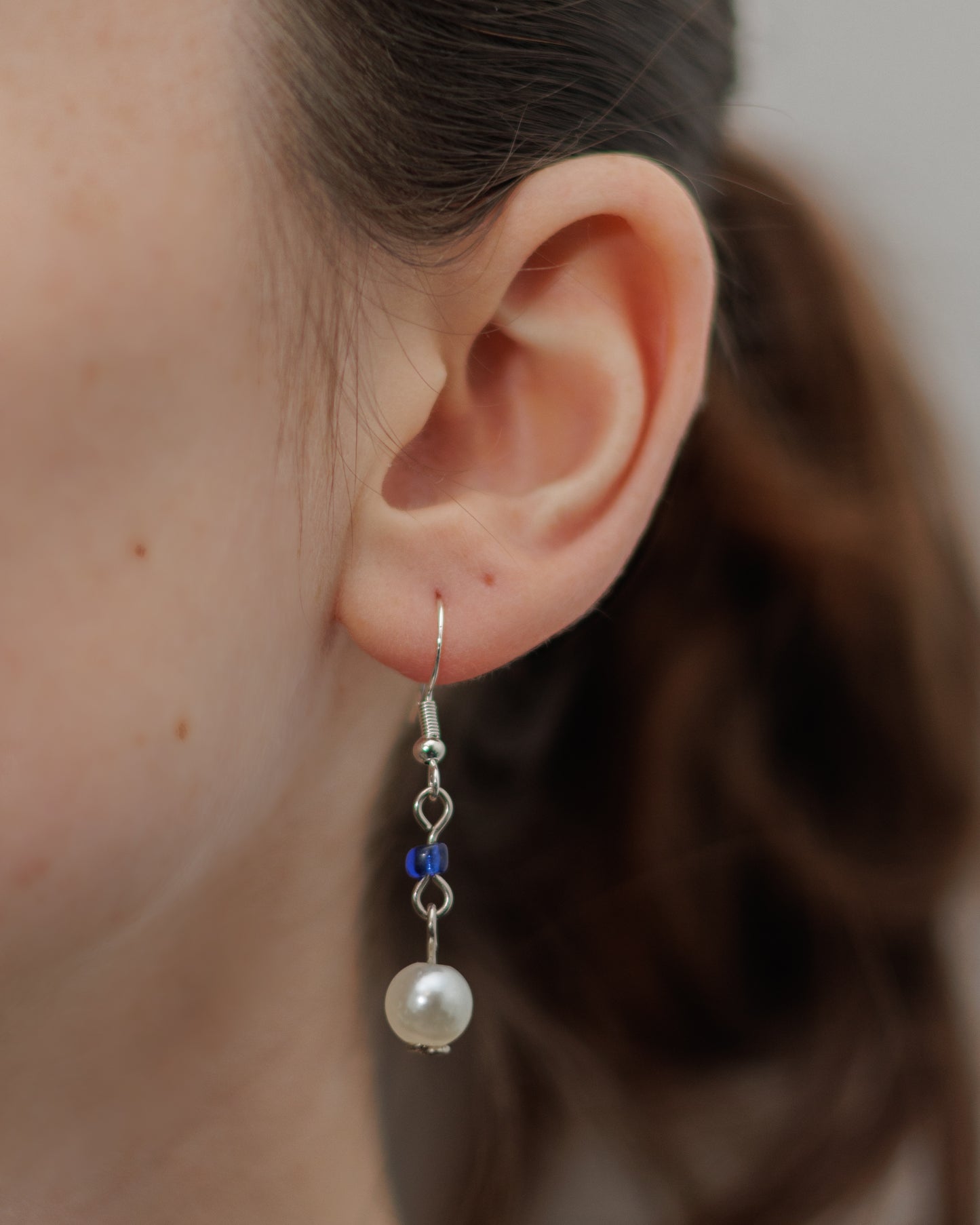 Boucles d'oreille Perle nacrée