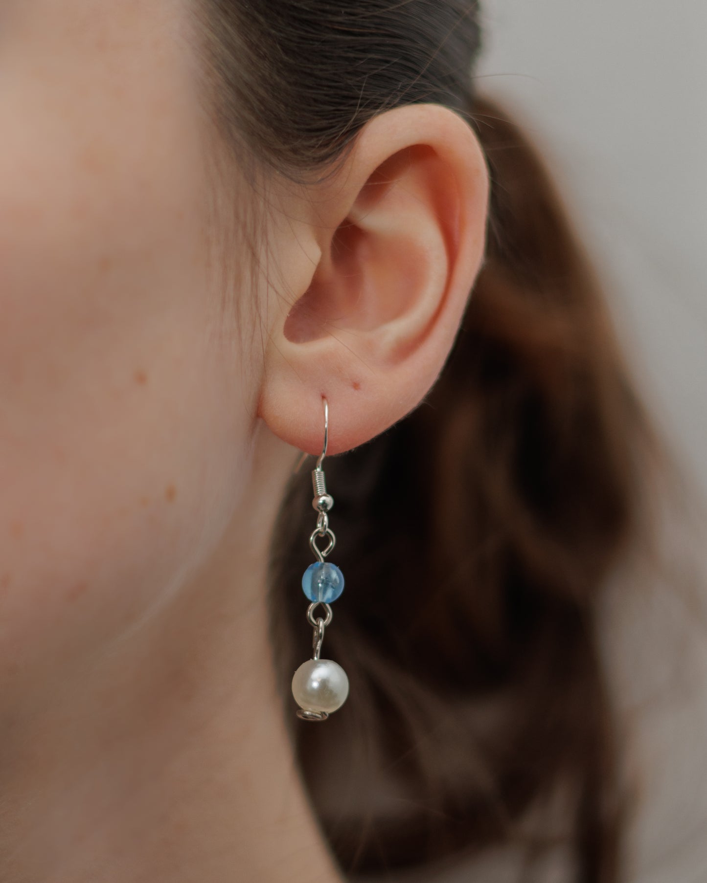 Boucles d'oreille Perle nacrée