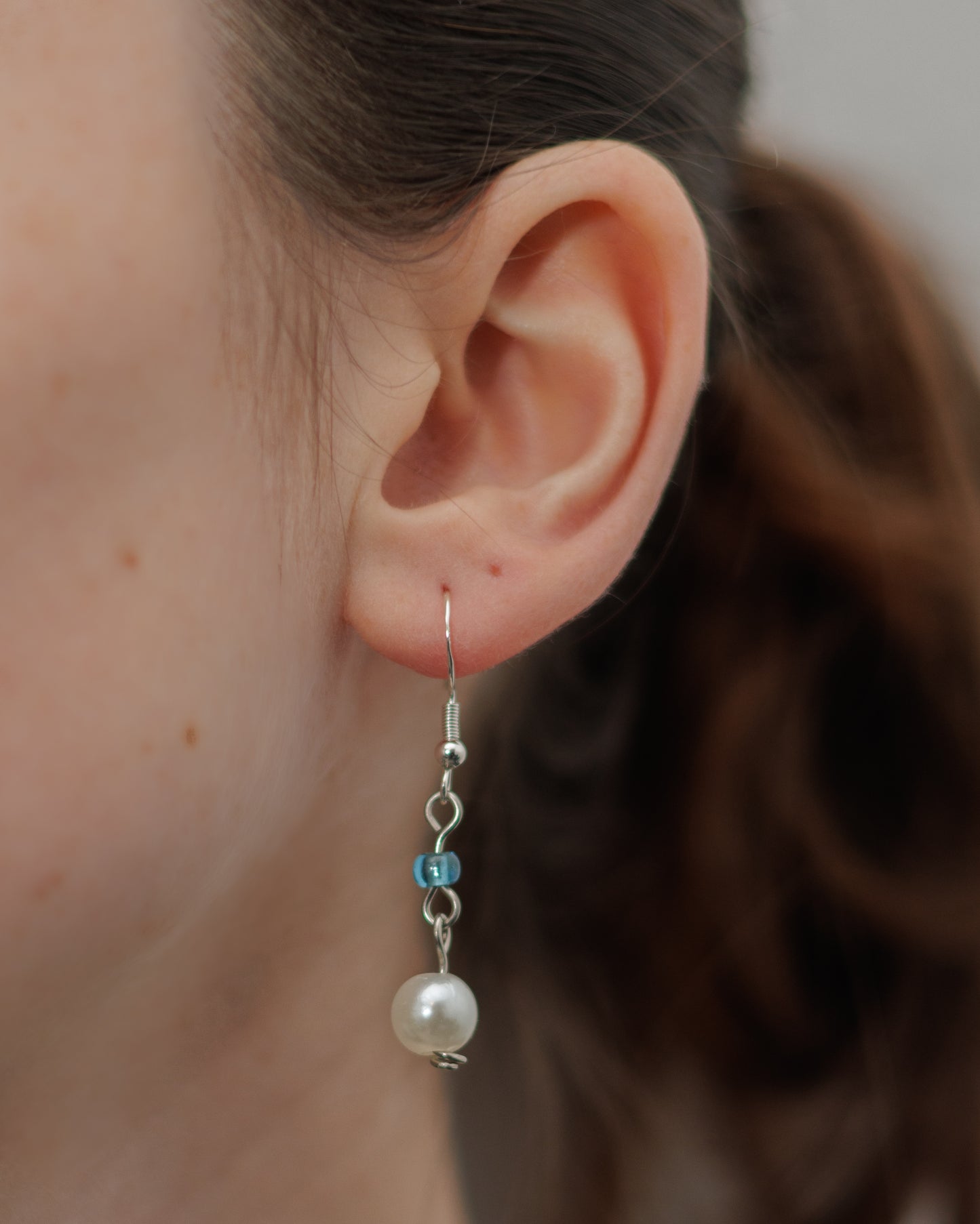 Boucles d'oreille Perle nacrée