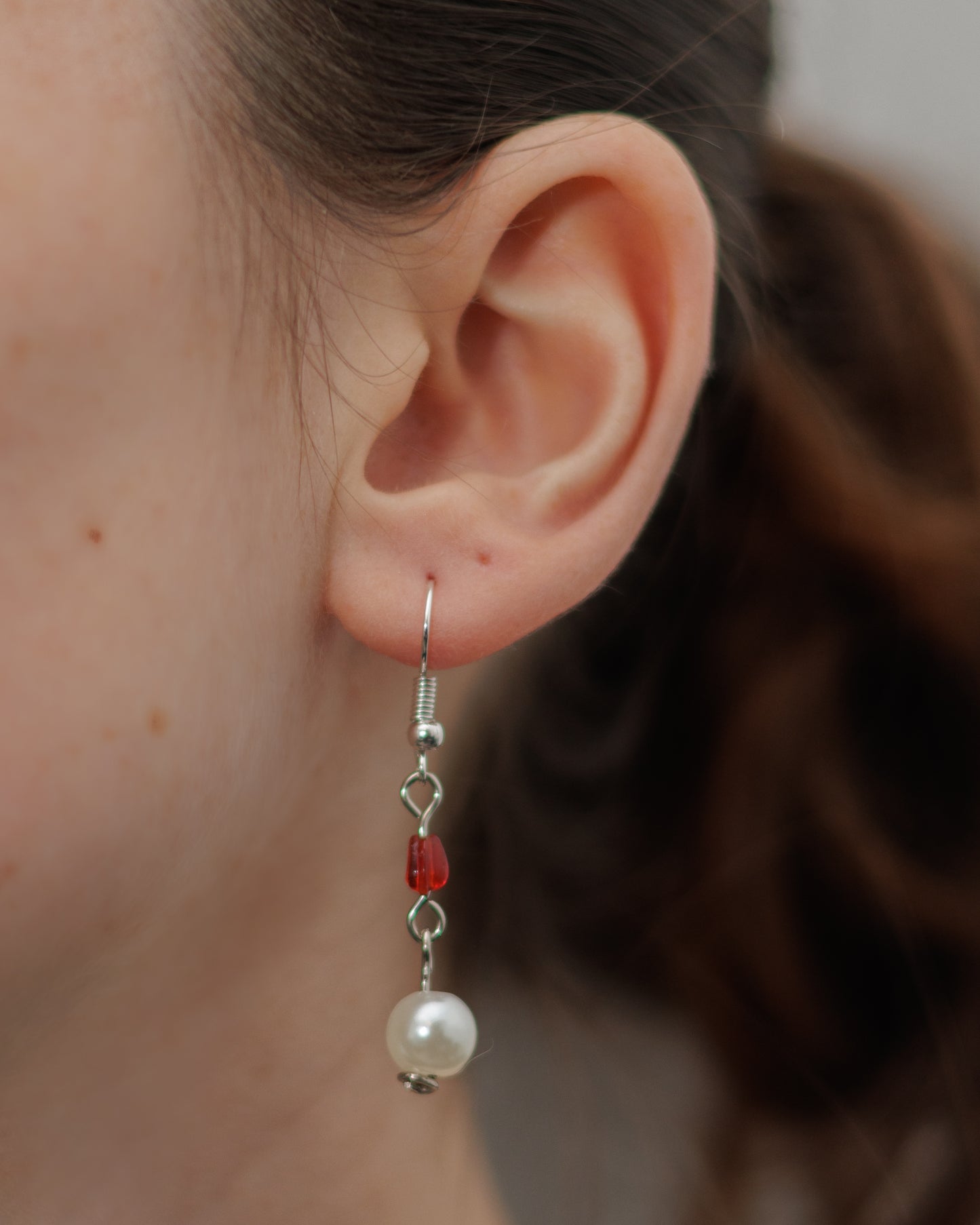 Boucles d'oreille Perle nacrée