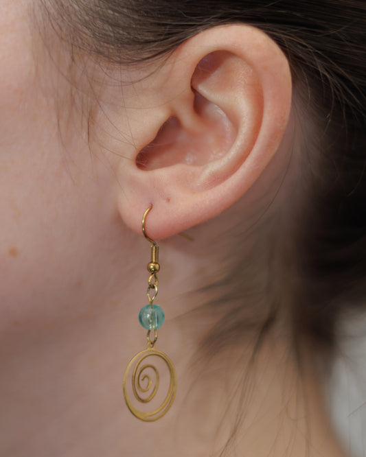 Boucles d'oreille encerclée