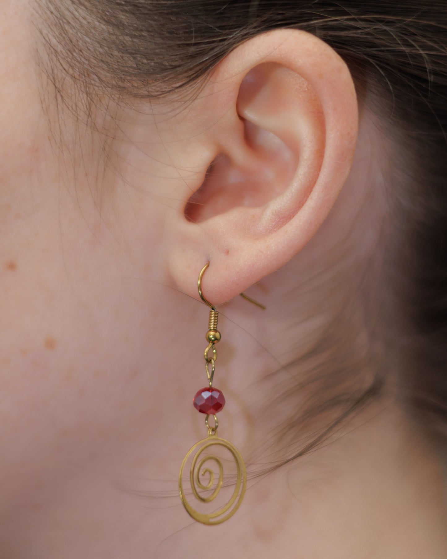 Boucles d'oreille encerclée